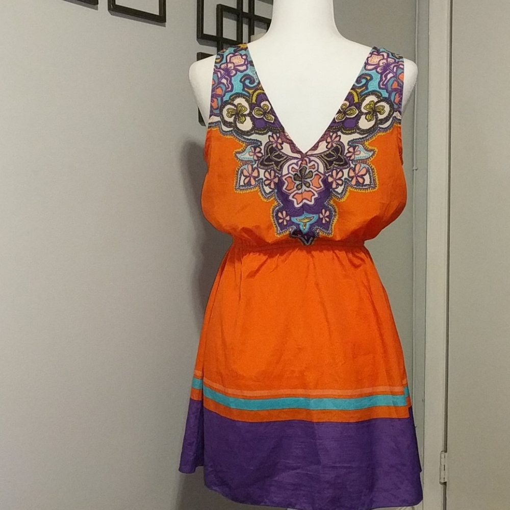 Estam Colorblock Dress - Picture 2 of 8